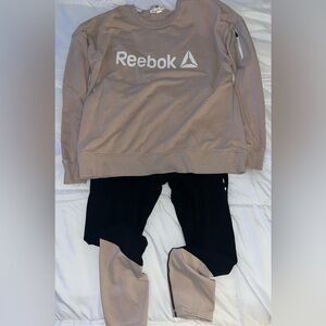 Black and Tan Reebok Outfit